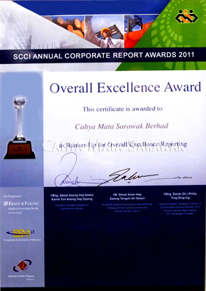 SCCI Annual Corporate Overall Excellence Award 2011