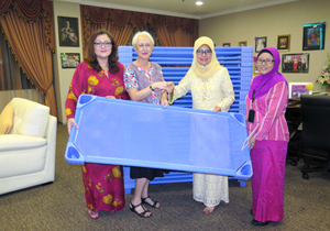 TPS donates cots