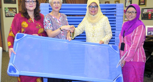 TPS donates cots