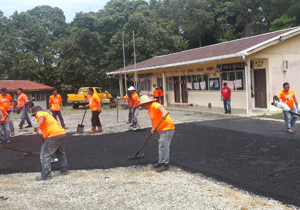 Employees did their bit for Tadika Publik Roban