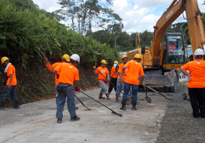 Wider road to Nanga Teru Baroh’s Longhouse