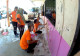 Brightly painted walls for Community Hall by CMSQ