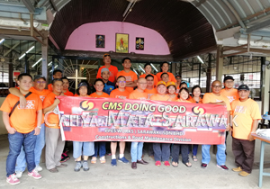 CMS Construction & Road Maintenance Division spurces up St. Peter’s Church, Kampung Simpok, Padawan