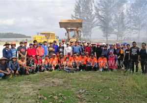 Litter-free beach for Mukah Kaul Festival!