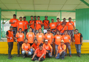 Sprucing up school field for football competition