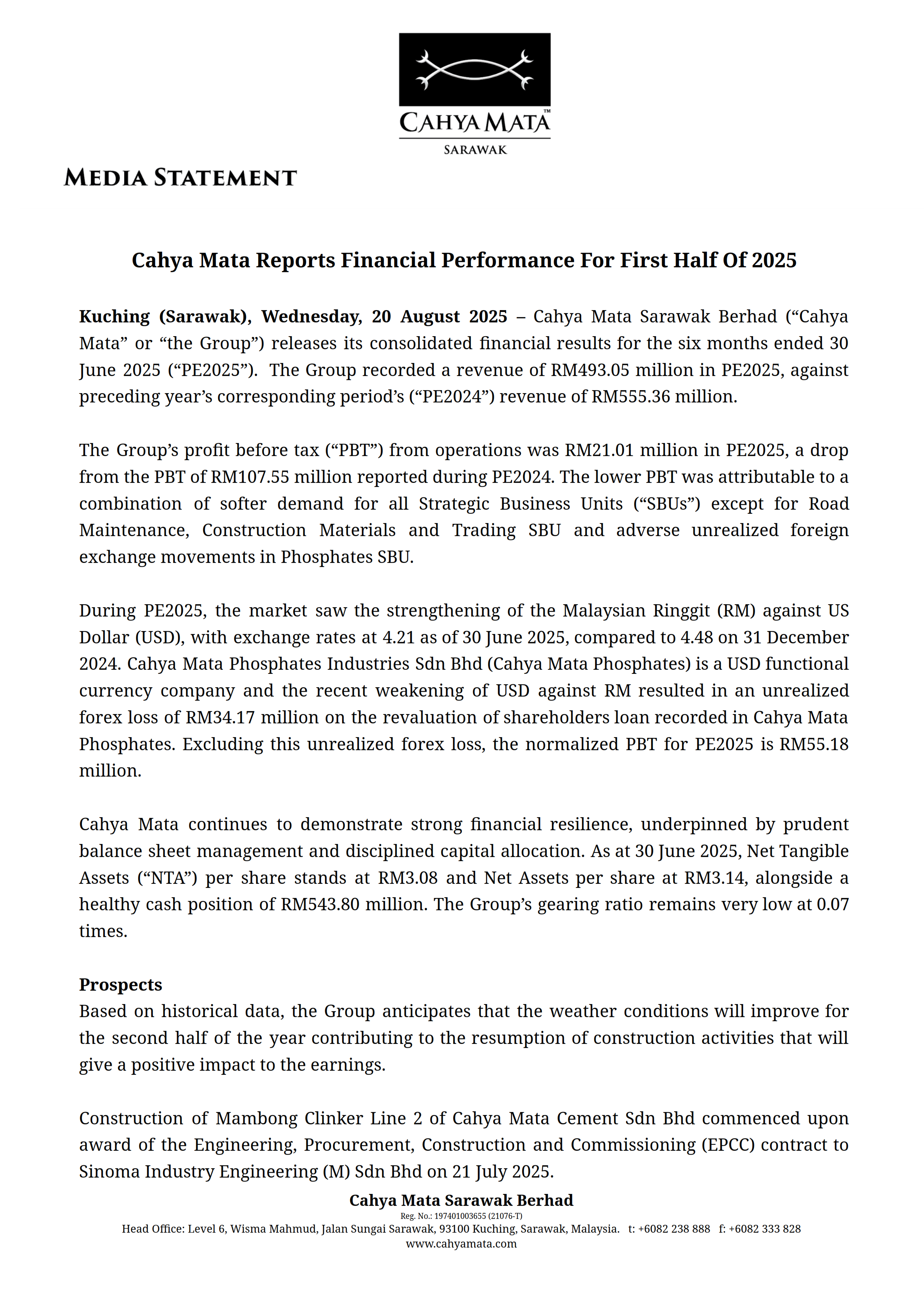Cahya Mata - 2Q2025 Media Release_001