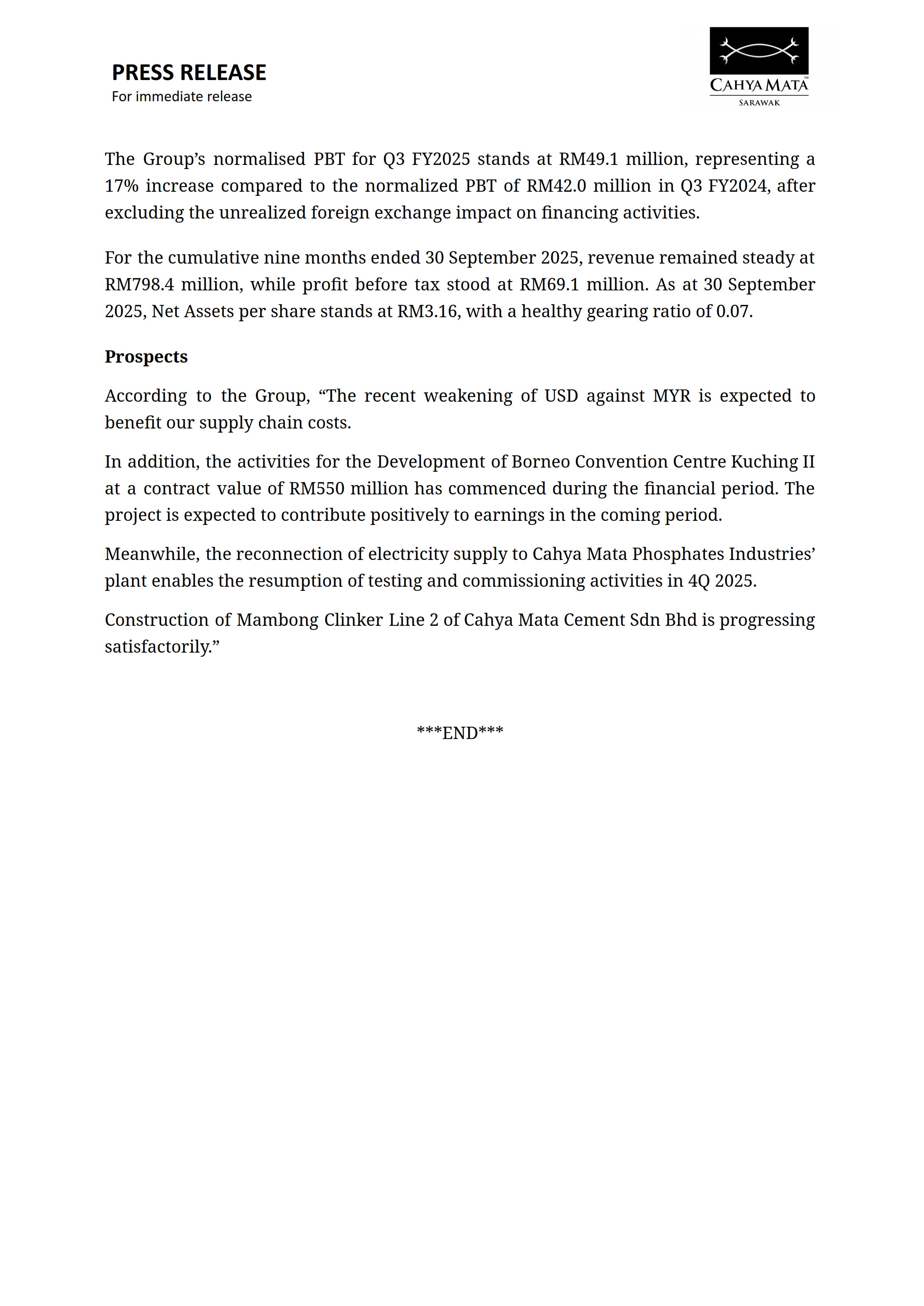 Cahya Mata - 3Q2025 Media Release_002